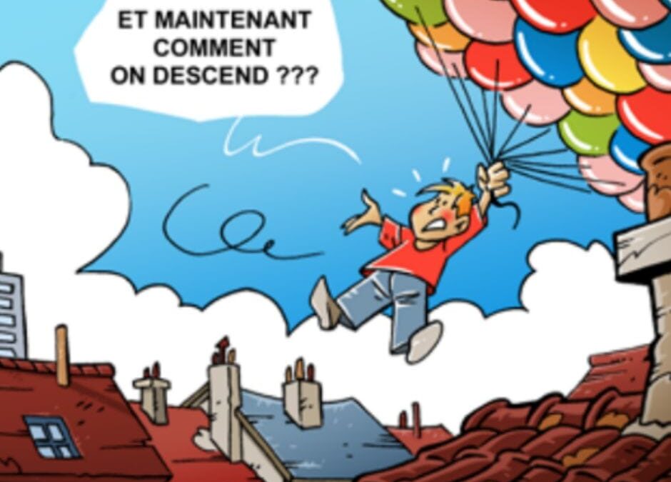Combien faudrait-il de ballons gonflés à l’hélium pour s’envoler ?