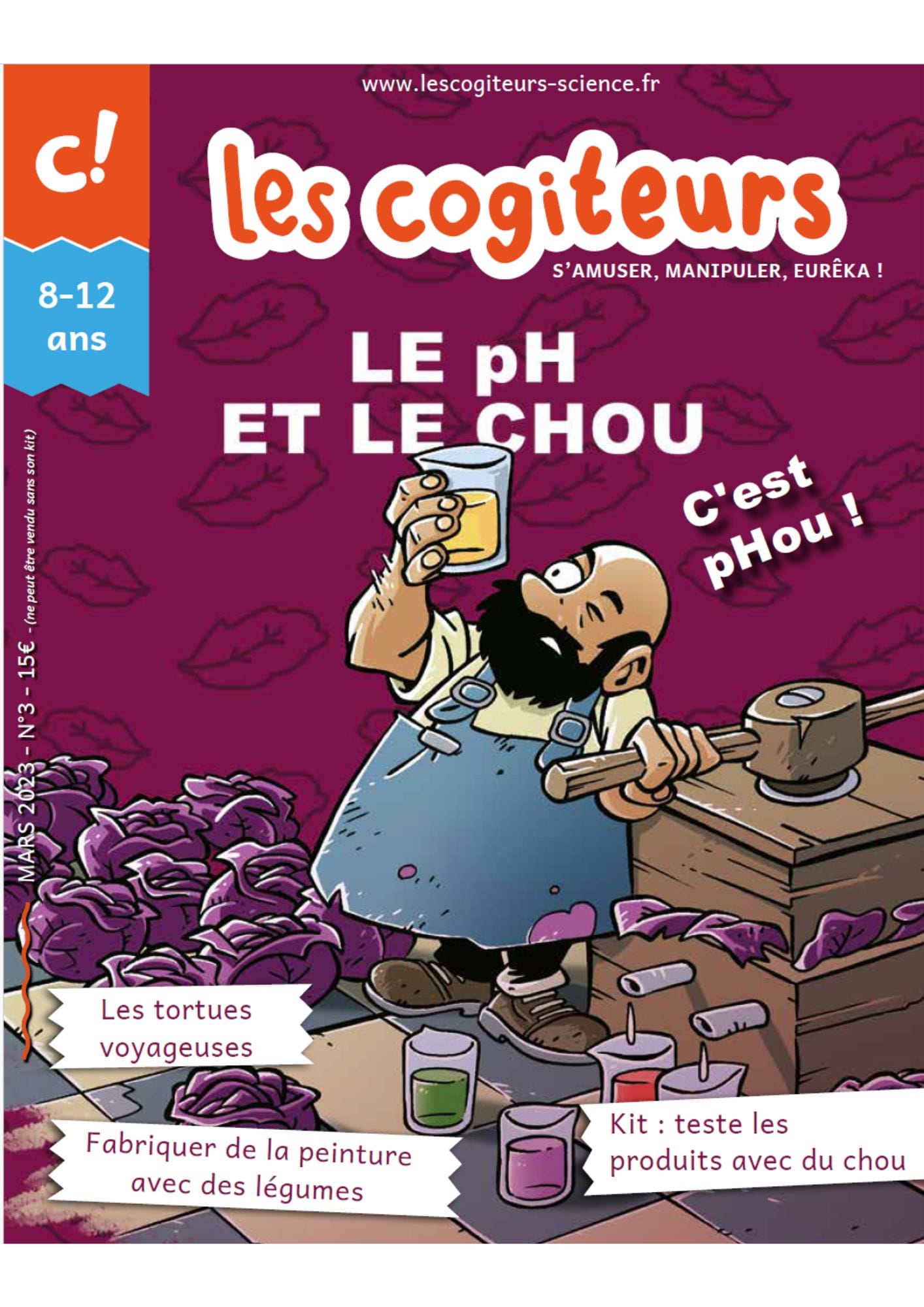 Magazine : pH et chou rouge